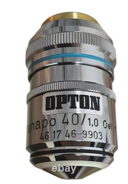 Zeiss microscope objective lens Apochromatic oil mirror 40×