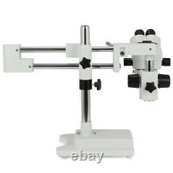 Zoom 3.5X-90X Simul-focal Trinocular Stereo Microscope Set Objective Barlow Lens