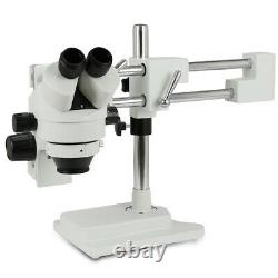 Zoom 3.5X-90X Simul-focal Trinocular Stereo Microscope Set Objective Barlow Lens