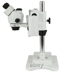 Zoom 3.5X-90X Simul-focal Trinocular Stereo Microscope Set Objective Barlow Lens