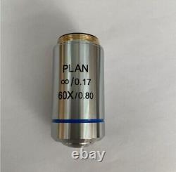 1PC 60X objectif plan achromatique à infini pour microscope biologique Olympus