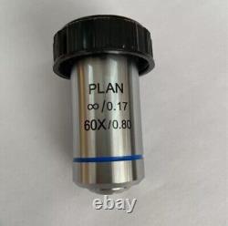 1PC 60X objectif plan achromatique à infini pour microscope biologique Olympus