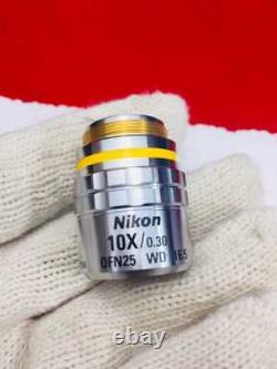 1pcs Pour Le Nikon Cf 10x/0,30 Épie Microscope Lens Objectif Wd 16,5mm