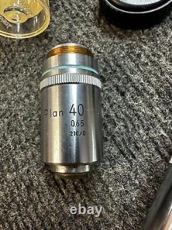 2 objectifs de microscope Nikon M Plan 40 / M Plan 60