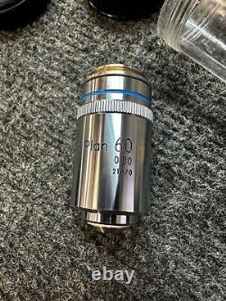 2 objectifs de microscope Nikon M Plan 40 / M Plan 60