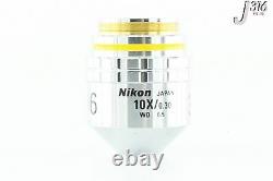 3592 Nikon 10x Cf Plan Microscope Objectif Objectif Objectif 10x/0,30 Wd 6,5 Bd