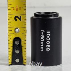 400052 f=50mm Objectif concave de microscope Oculaire Lentille optique base de filetage 25mm