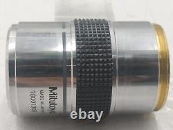 Ancienne lentille d'objectif de microscope Ex Mitutoyo BD Plan APO 2X /0.055? /0 f=200 M40 28294