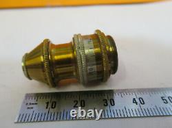Antique 1860's Seibert Objectif VII Lens Microscope Partie Comme Pictured &f1-a-37