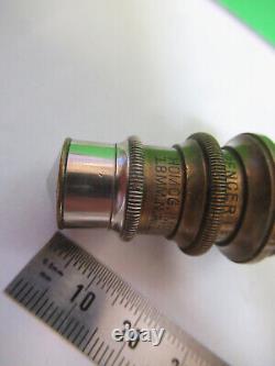 Antique Brass Spencer 1.8mm Lens Objectif Microscope Partie Comme Pictured #h3-a-29