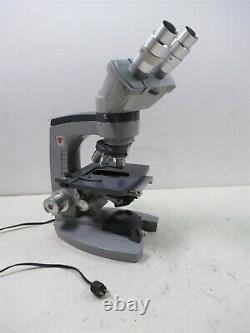 Ao American Optical 10-8 Laboratory Binocular Microscope & 3 Objectifs