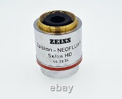 Carl Zeiss 44 23 24 Épiplan-neofluar Microscope Objectif Objectif 5x/0,15 Hd