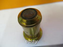 Carl Zeiss Aa Objectif Allemagne Objectif Lens Microscope Partie Comme Pictured &h1-b-16
