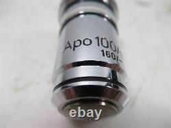 Carl Zeiss Apo 100x / 1.32 Oel 160mm/- Microscope Objectif Verre Apochromatique