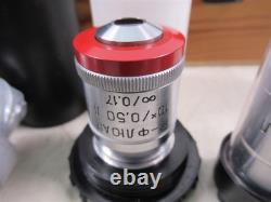 Cas des objectifs, oculaires et filtres de microscope LOMO