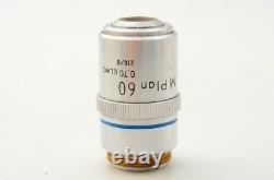Clean Glass Nikon M Plan 60x 0.70 Elwd Microscope Objectif Objectif 20.25mm 22548