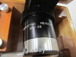 Ealing Beck Reflecting Microscope Objective Lens X15/. 28 Vg État