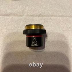 Ensemble d'objectifs de microscope Olympus (4x, 10x, 40x, 100x) RMS