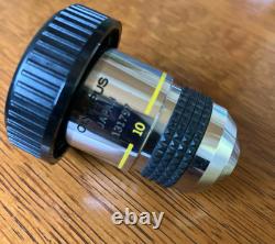 Ensemble de 4 objectifs de microscope Olympus Lens en bon état
