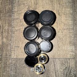Ensemble de 9 pièces Objectif de microscope