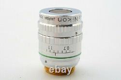 Ex Nikon LCD Plan 20x/0,40 Cr=0,6-1,2 Objectif Du Microscope Pour 20.25 21555