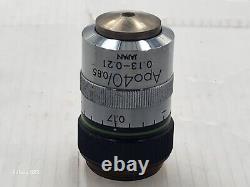 Ex Olympus 40x 0.85 0.13-0.21 Objectif de microscope Apo pour RMS 30602