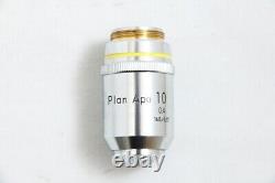 Exc Nikon Plan Apo 10x/0,4 160/0,17 Apochromat Microscope Objectif Objectif N°3799