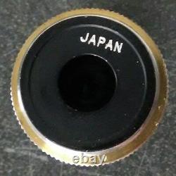 Japon 10x Microscope De Laboratoire Scientific Object Lense Attachment Avec Boîtier