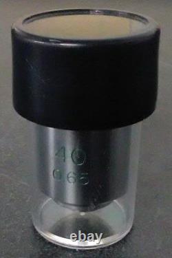 Japon 40x Microscope Lab Scientific Object Lense Attachment Avec Boîtier