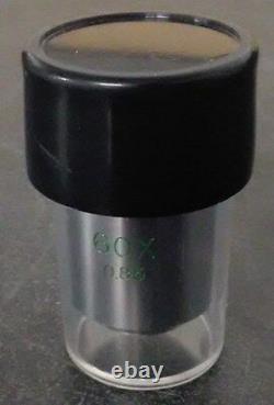 Japon 60x Microscope Lab Scientific Objective Lense Attachment Avec Boîtier