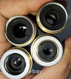 Jeu d’objectifs de microscope polarisant Nikon, objectif à l’infini