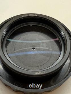 Leica 10382162 Lentille d'objectif f=200mm pour microscope Prix de liste 1200 $