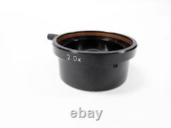 Leica 334700 Lentille d'objectif de microscope 2.0x Optique B