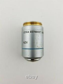 Leica 506097 N Plan 40x / 0,65? / 0.17 / D Microscope De Laboratoire Objectif Lentille