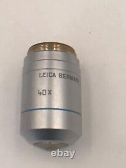 Leica N Plan 40x/ 0,65? /0.17/d Lentille Objectif Microscope 506097 40x Allemagne
