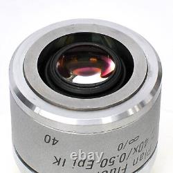 Leica Plan Fluor Xlwd 40x/0,50 Epi Ik 8/0 Microscope Objectif Lentille
