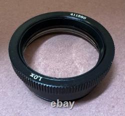 Leica/Wild 411589 Microscope Stéréo Lentille Objectif 1X Série M MZ Fil de 50mm