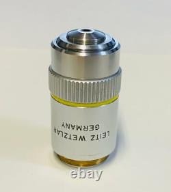 Leitz Npl Fluotar 10x/0.30 Microscope Objectif Objectif 160mm Fluorite