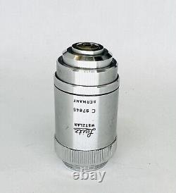 Leitz Pl Apo 160x/1.40 Plan Apochromat Oil Microscope Objectif Lens Infinity