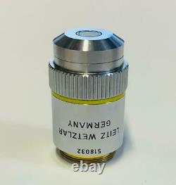 Leitz Plan 10x Microscope Objectif Objectif 160mm 518032 Convient Olympus Nikon Zeiss