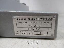 Leitz Wetzlar 020-441.004 Microscope Binoculaire Sm-lux Avec 4 Objectifs