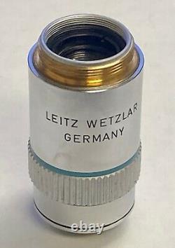 Leitz Wetzlar Fl 40x/1.30 Oel Fluoreszenz Microscope Objectif Objectif 160/0.17