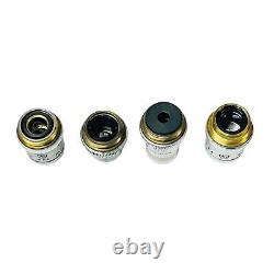 Lentilles d'objectifs American Optical Spencer pour microscope Lot de 8