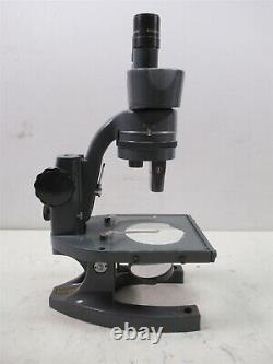 Microscope Bausch & Lomb Stéréo Zoom Lab Vintage Avec 2 Objectifs Objectifs De Base Tilt