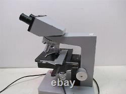 Microscope Binoculaire Leitz Wetzlar Hm-lux Avec 4 Lentilles Objectives Qualité Allemande