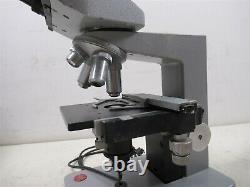Microscope Binoculaire Leitz Wetzlar Hm-lux Avec Objectifs Et Lunettes