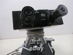 Microscope Binoculaire Leitz Wetzlar Hm-lux Avec Objectifs Et Lunettes