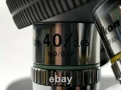 Microscope Binoculaire Nikon Labohot-2 Avec 10/0,25 40/0,65 4/0,1 Objectif