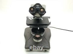 Microscope Binoculaire Nikon Labophot-2 Avec Objectif Objectif 10/0,25 40/0,65 4/0,1 Objectif