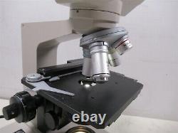 Microscope Binoculaire Nikon Sc Avec Oculaires Et 4 Objectifs Objectifs 100x 40x 10x 4x
